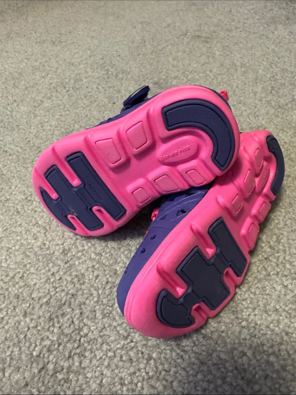 Stride Rite Purple and Hot Pink Kids Water Shoes